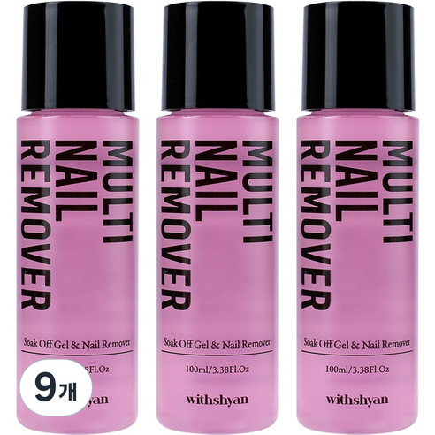 위드샨 멀티 네일리무버, 100ml, 9개