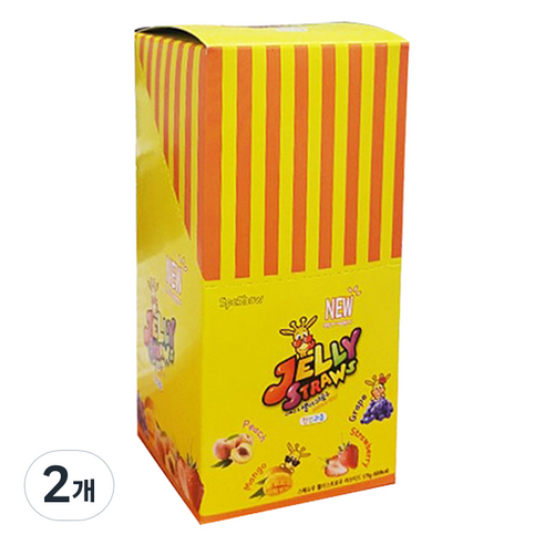 스페쇼우 젤리스트로우 4가지맛, 579g, 2개