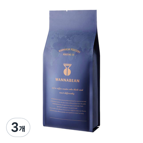 워너빈 아로마 블랜디드, 모카포트, 1kg, 3개