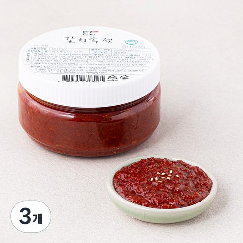 반찬단지 갈치속젓, 500g, 3개