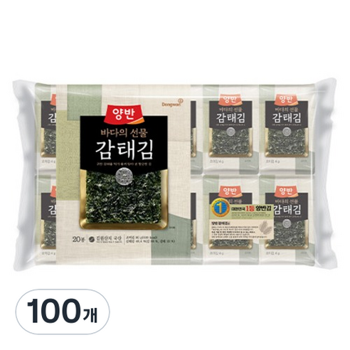 동원 감태김 식탁 8p, 100개