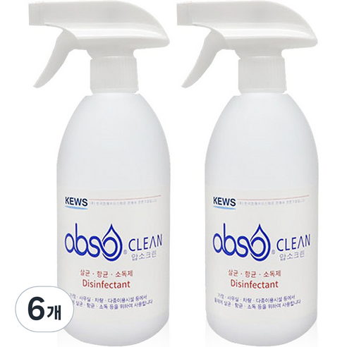 압소크린 살균 소독제, 6개, 500ml