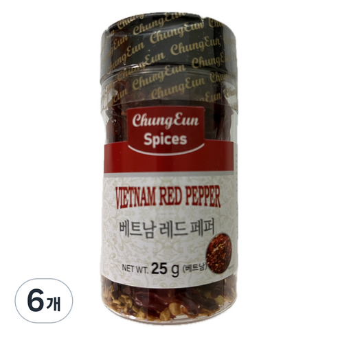 청은에프엔비 레드페퍼, 25g, 6개