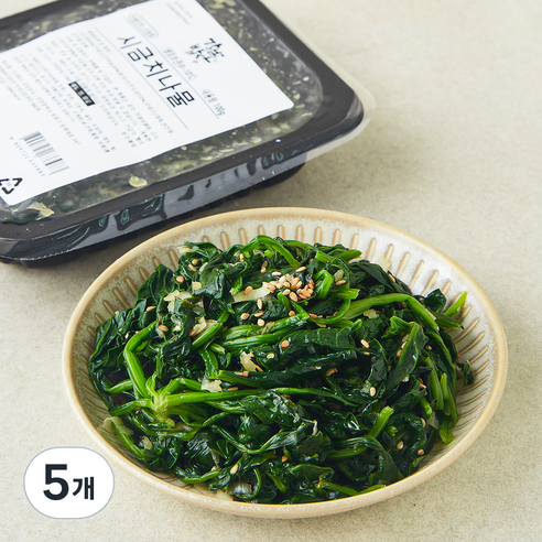 강남밥상 시금치나물, 100g, 5개