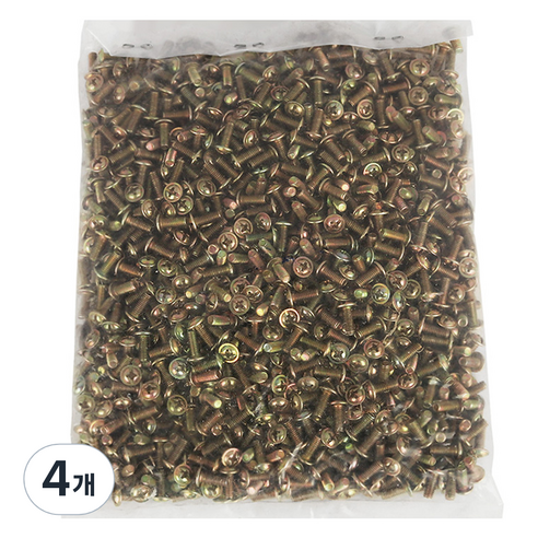 둥근머리 나사 볼트 1kg, 3320개