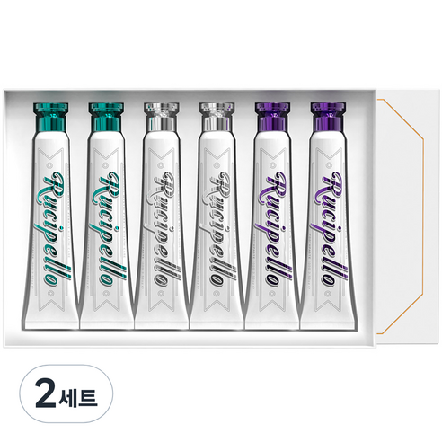 루치펠로 치약 6입 선물세트, 2세트