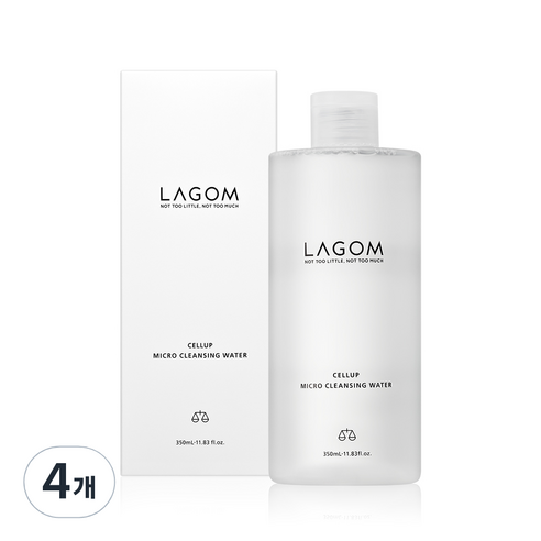 라곰 셀럽 마이크로 클렌징 워터, 350ml, 4개