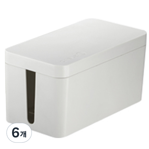 리템 케이블 O 소, 6개, 화이트