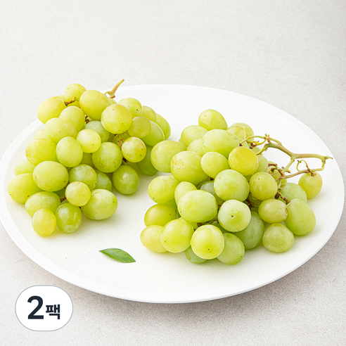다조은 호주산 씨없는 청포도, 1.2kg, 2팩
