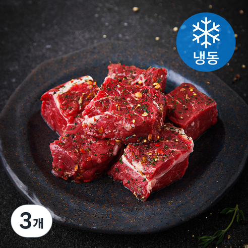 미트엔조이 토시살 찹스테이크 (냉동), 150g, 3개