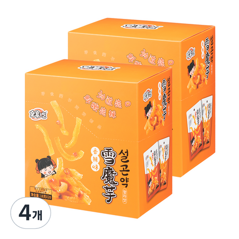 전상식 설곤약 향라맛 20p, 360g, 4개