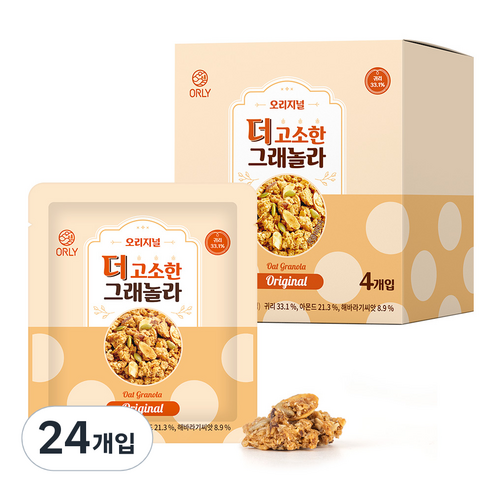 올리 더 고소한 그래놀라 오리지널, 25g, 24개