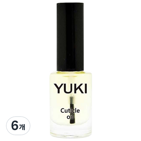 유키 큐티클 오일, 5ml, 6개