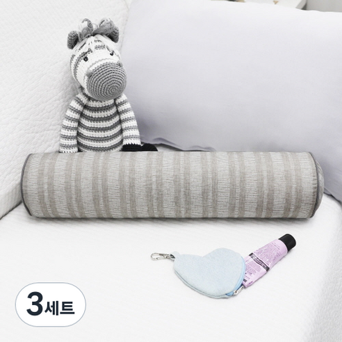 베드앤데코 에브리데이 경추 목베개 + 솜 세트, 댄디베이지, 3세트