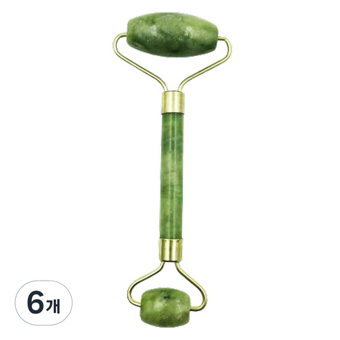 옥석 괄사 두피 바디 지압, 스타일 1, 6개