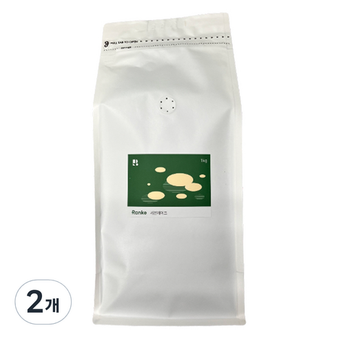 랑케 세븐레이크 블렌드 원두커피, 2개, 1kg