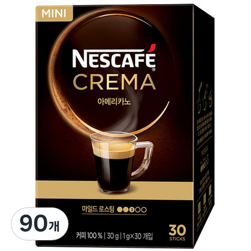 네스카페 크레마 미니, 30개입, 3개