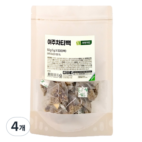 자연지인 여주차 티백, 1g, 50개입, 4개
