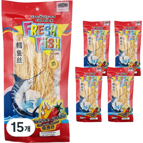 프레쉬 핫칠리 피쉬스낵, 85g, 15개