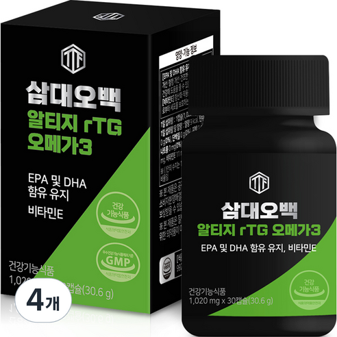 삼대오백 알티지 오메가3 30.6g, 30정, 4개