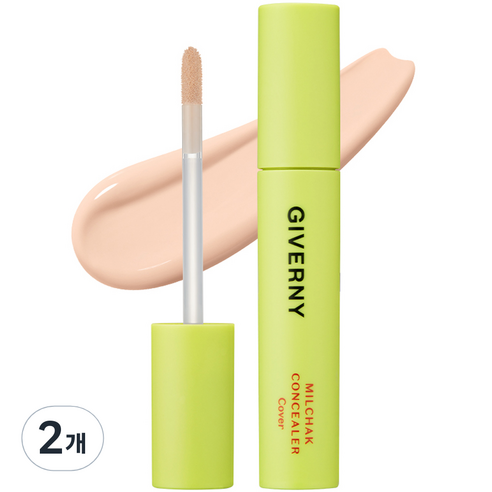 지베르니 밀착 커버 컨실러 7ml, 21NW 라이트 베이지, 2개