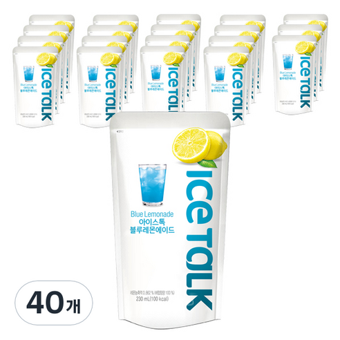 아이스톡 블루레몬 에이드, 230ml, 40개