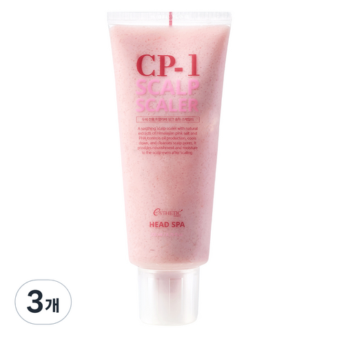 씨피원 히말라야 핑크솔트 두피 스케일러, 200ml, 3개