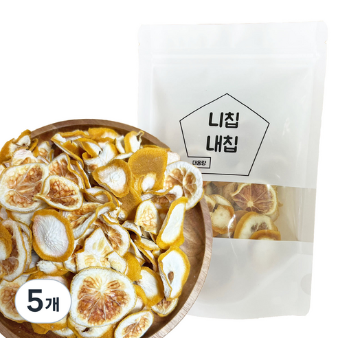 니칩내칩 활용도가 좋은 건조 레몬껍질, 40g, 5개
