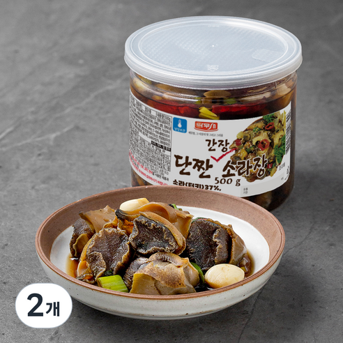 나무새 단짠 간장소라장, 500g, 2개