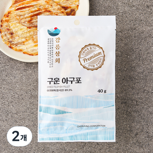 강릉상회 구운 아구포, 2개, 40g
