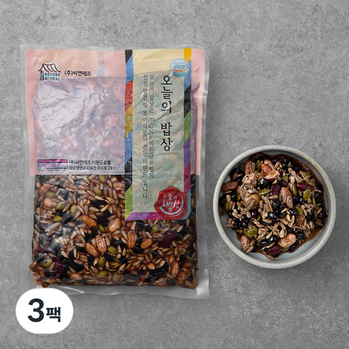 오늘의 밥상 영양콩조림, 1kg, 3팩