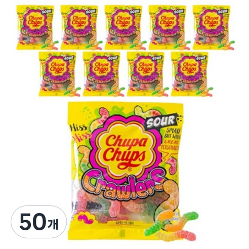 츄파춥스 사워크롤러 츄잉젤리, 60g, 1개