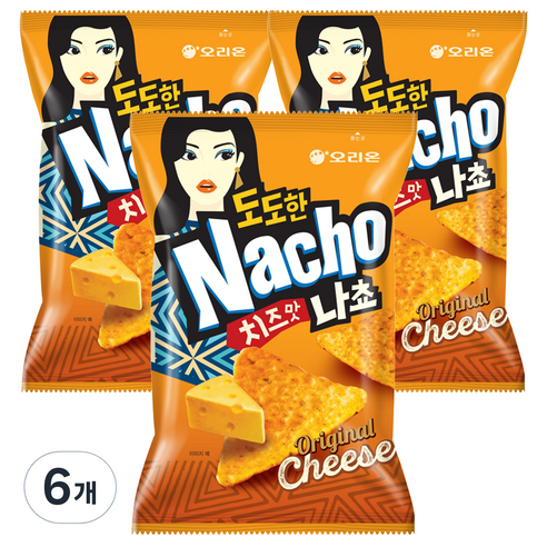 오리온 도도한 나쵸 치즈맛, 155g, 6개