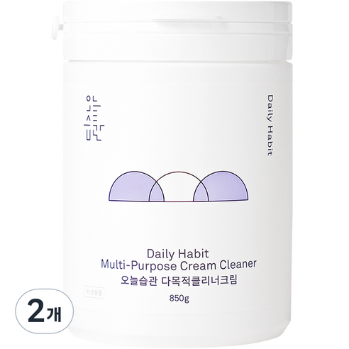 오늘습관 다목적 클리너 크림, 850g, 2개