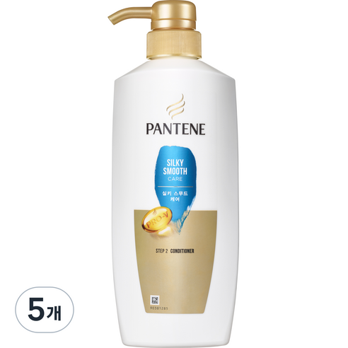 팬틴 실키 스무드 케어 컨디셔너, 500ml, 5개