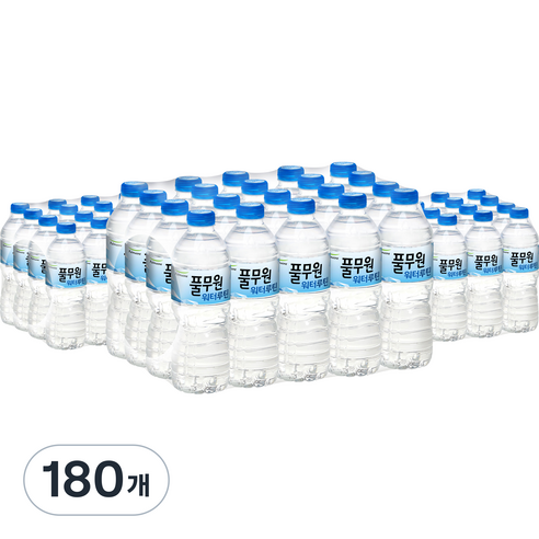 생수/물/풀무원샘물 워터루틴생수 2L, 500ml, 180개