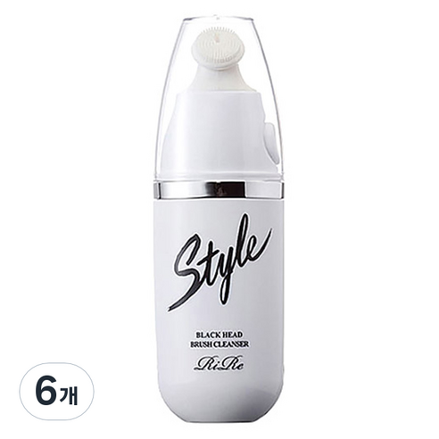 리르 스타일 블랙헤드 브러쉬 클렌져, 20ml, 6개
