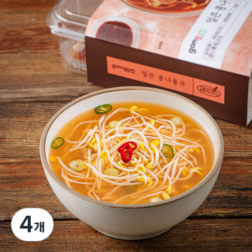 곰곰 얼큰 콩나물국, 340g, 4개