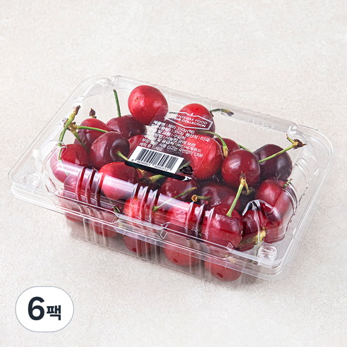 신세계푸드 프레시컬렉션 미국산 체리, 350g, 6팩