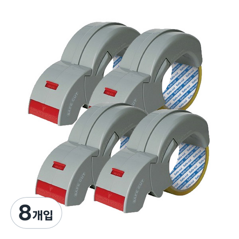 세이프컷 테이프 컷터기 SC5010, 혼합색상, 8개