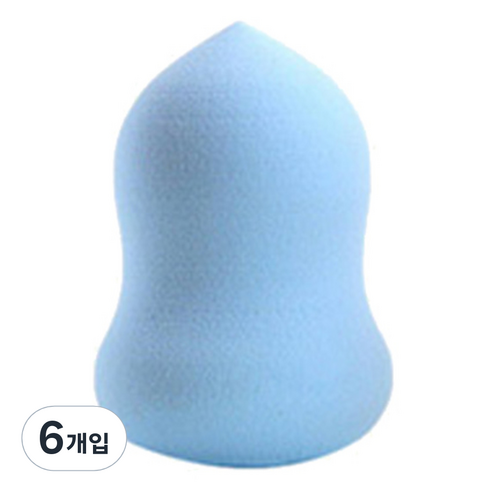 비비마리아 조롱박 메이크업 퍼프, 랜덤 발송, 6개입