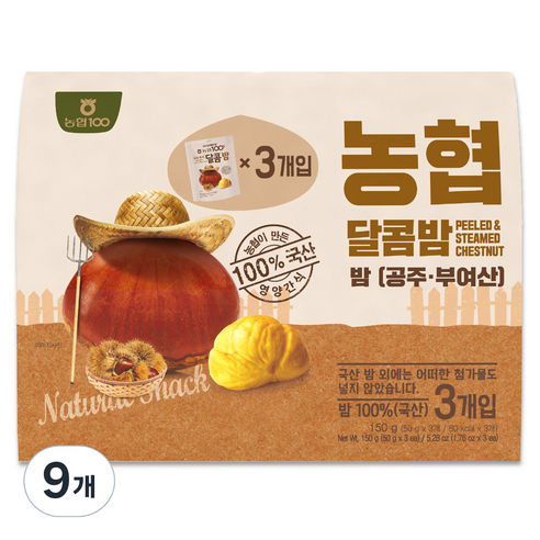 농협 달콤밤, 20g, 9개