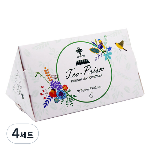다란 티프리즘 컬렉션 10티백 세트, TG피부미인을 위한 허브차, 4세트