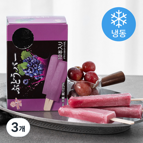 다이센 포도바 10개입 (냉동), 350ml, 3개