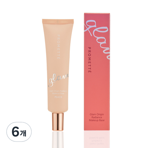 프롬에떼 글램 오리진 래디언스 메이크업베이스 30g, 피치, 6개