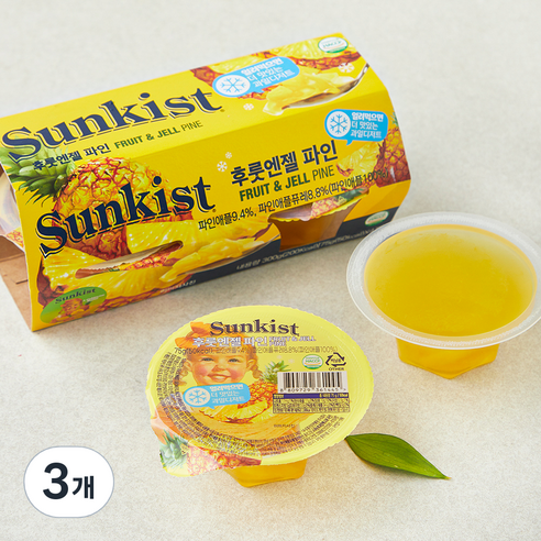 썬키스트 후룻엔젤 파인, 75g, 4개입, 3개
