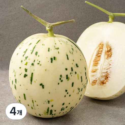새벽경매 아삭한 백자메론, 1.2kg, 4개