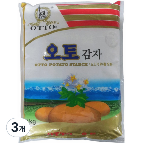 오토 감자전분, 3kg, 3개