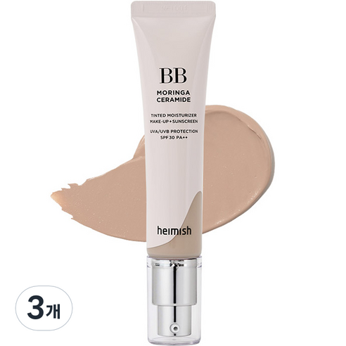 헤이미쉬 모링가 세라마이드 비비크림 SPF30 PA++ 30ml, 21C Light Nude, 3개
