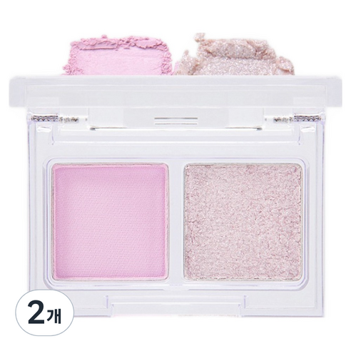 태그 글림 온 아이팔레트, 3호 엔젤릭 핑크, 2개
